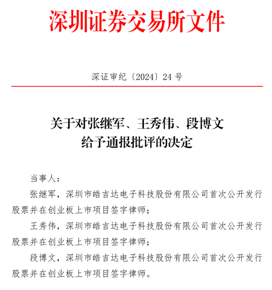 中信证券被监管层书面警示！涉皓吉达IPO项目-第4张图片-008彩票